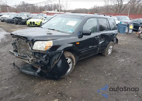 2008 Honda Pilot Vp z USA, uszkodzony, nr VIN 5FNYF182X8B044114